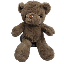 brown plush teddy bear 10"