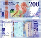 2025 Curacao & Sint Maarten Caribbean Guilder 200 Gulden Banknote P5 UNC