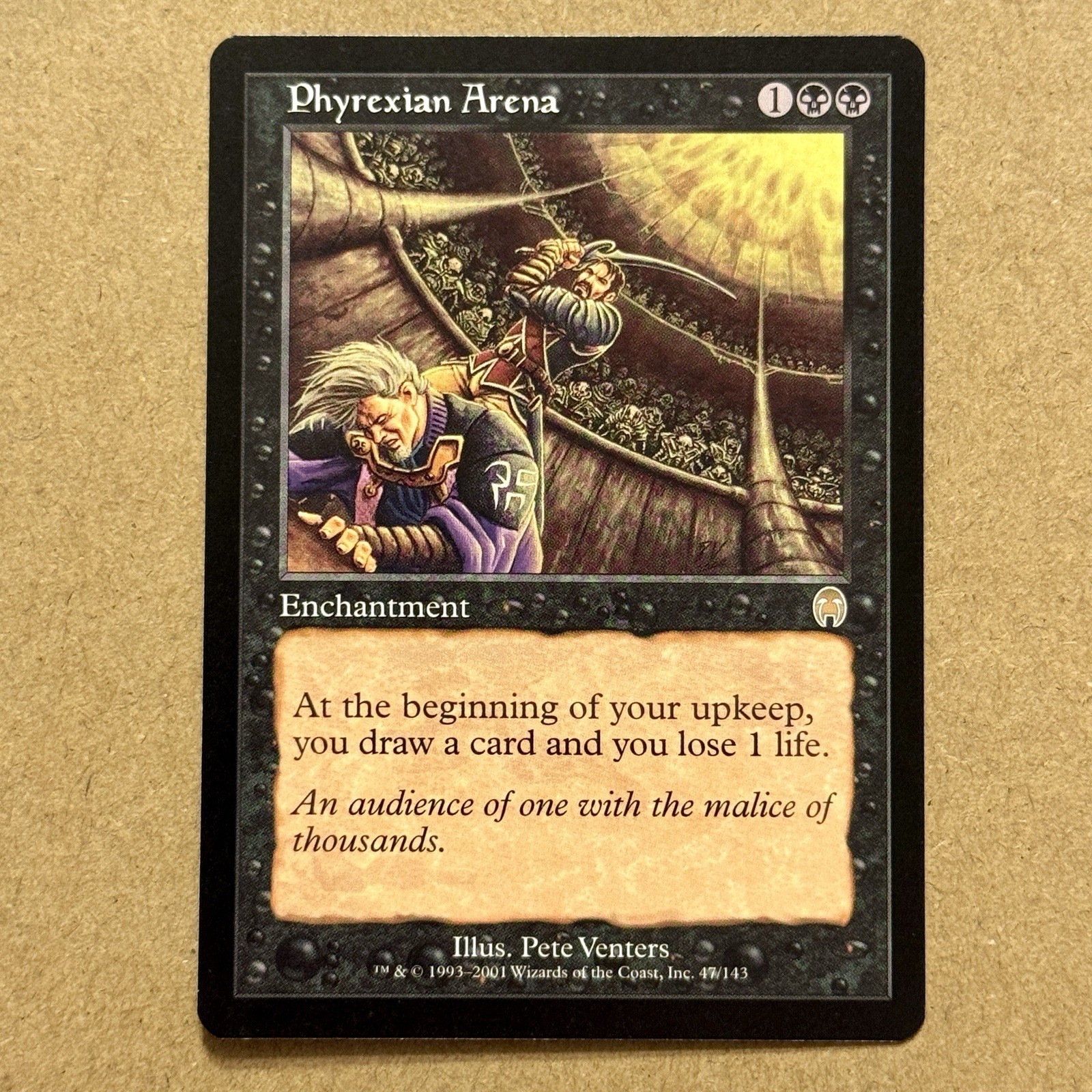 MTG ~ Phyrexian Arena ~ AP Apocalypse ~ 47 ~ English ~ Rare Enchantment ~ NM