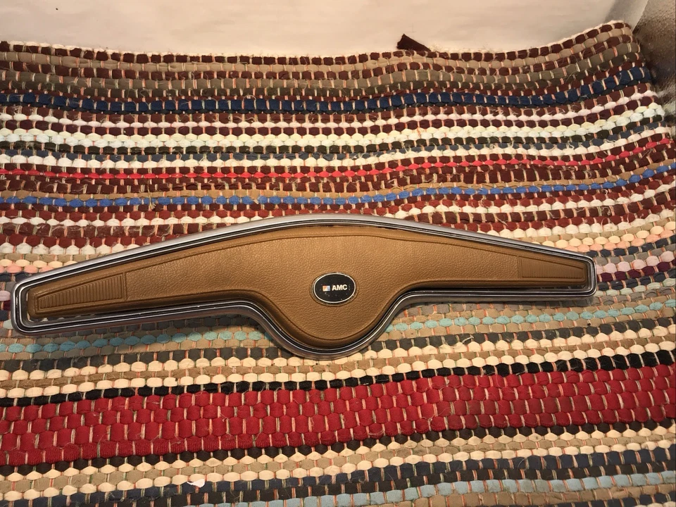 1970 AMC Rebel Steering Wheel Horn Button Black OEM Original Vintage - Image 3 of 4