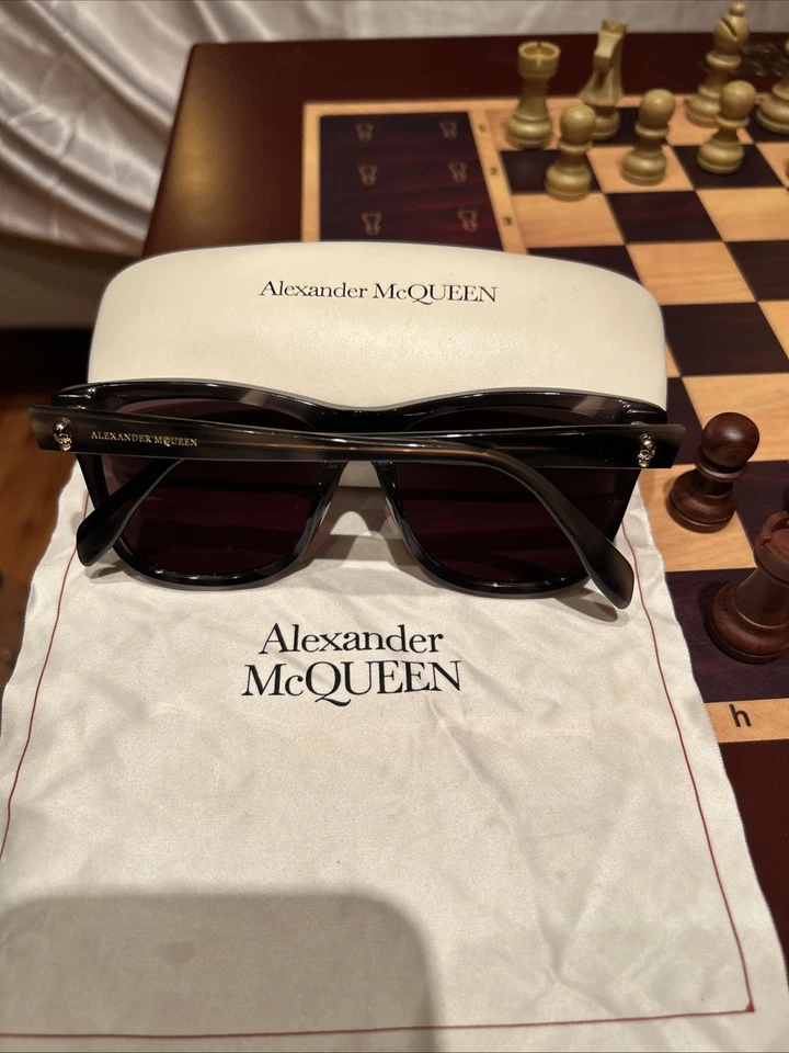 Gafas/pantallas Alexander McQueen AM0158SA 004, UNISEX nunca usadas con estuche + tela Foto 2 de 4