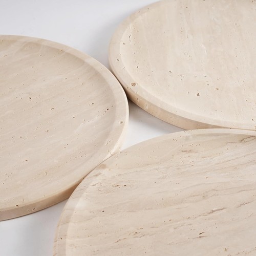 Beautifully Crafted Travertine Catchall Tray - For Home and Special Occasions - Picture 5 of 8