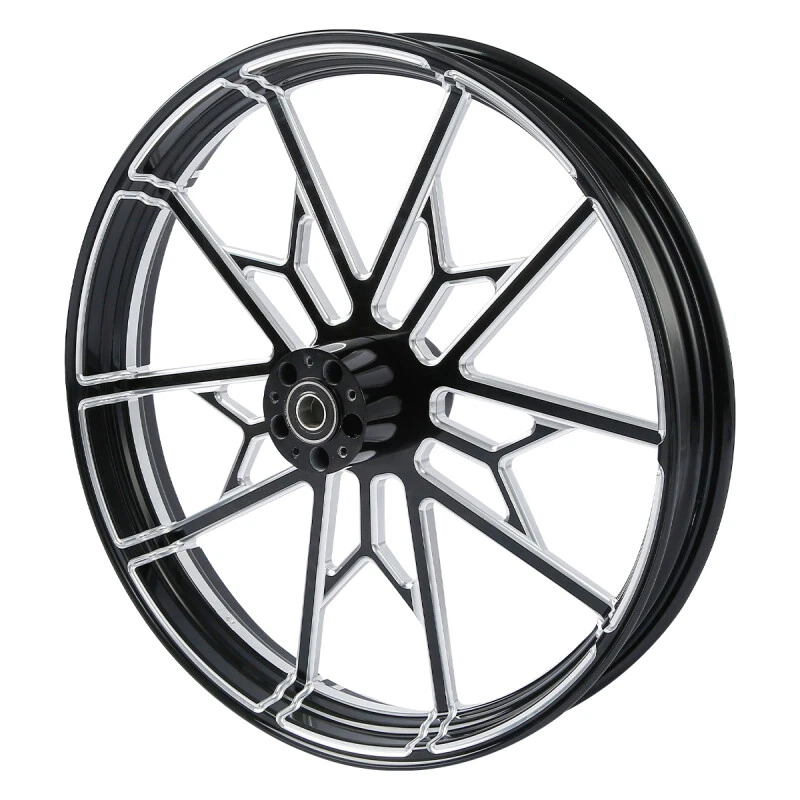 23'' Front Wheel Rim Single Disc Wheel Hub Fit For Harley Davidson Touring 08-Up — 第 3/4 张图片