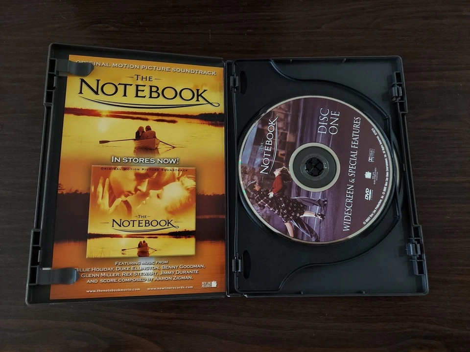 The Notebook (DVD 2004, Full Screen Widescreen) Platinum Series 2-Disc Set Foto 3 de 4