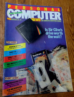Vintage Personal Computer News Magazine August 11-17 1983 Atari Action Games