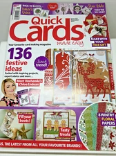 Quick Cards November 171 Handmade Paper Cardmaking Idea VTG 2017 Magazine ONLY