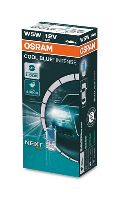 10 x W5W OSRAM Cool Blue INTENSE Xenon Look Standlicht 4000K 2825HCBI