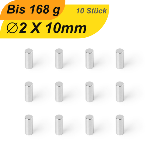 Disco Magnetico 10 X 5 Mm, Nichelato - Foto 3