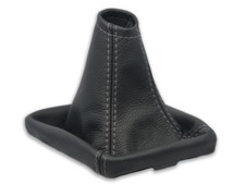 SCHALTMANSCHETTE FÜR SUBARU FORESTER 3 SH 2008-2013 SCHALTSACK LEDER NAHT GRAU