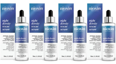Nioxin Night Density Rescue Serum, 2.3 oz (Pack of 4)