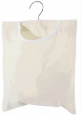 CANVAS CLOTHESPIN BAG W ROTATING HANGING HOOK 15”x11” HOLDS 100 CLOTHESPINS