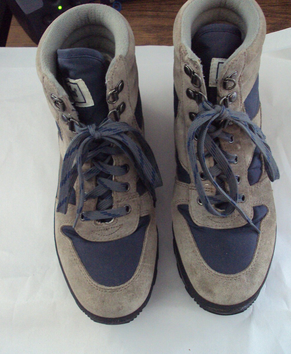 Vintage LL Bean Womens Size 9M Gray Blue Suede Thinsulate  display picture 1