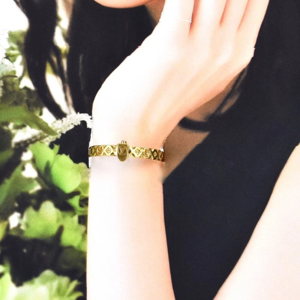 vuitton gold bracelet nanogram