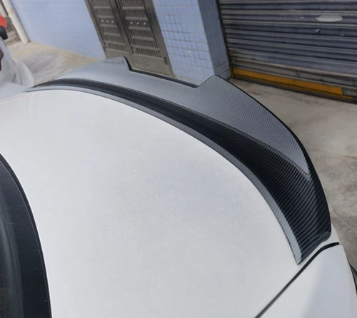 Rear Spoiler Wing Fit 2019-2024 BMW 3 Series G20 G80 M3 Sedan Carbon Fiber PSM - Picture 3 of 4
