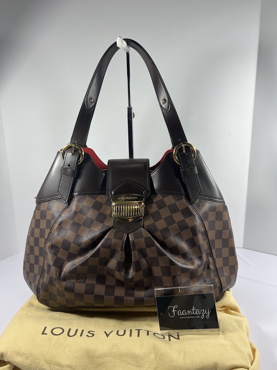 LouisVuitton シテGM LOUIS VUITTON Damier Ebene Sistina GM N41540 Shoulder Bag Brown