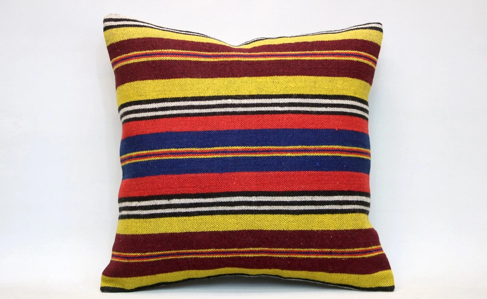 Kilim Pillow Cover, 16x16 in, Ethnic Pillow, Throw Pillow, Decorative Pillow