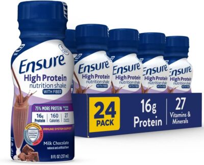 Ensure High Protein Shake 8 Fl Oz Pack Of 24 16G Protein Immune Support