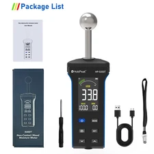 Wood Moisture Meter Inductive 20mm-40mm Wall Floor Brick Damp Humidity Detector