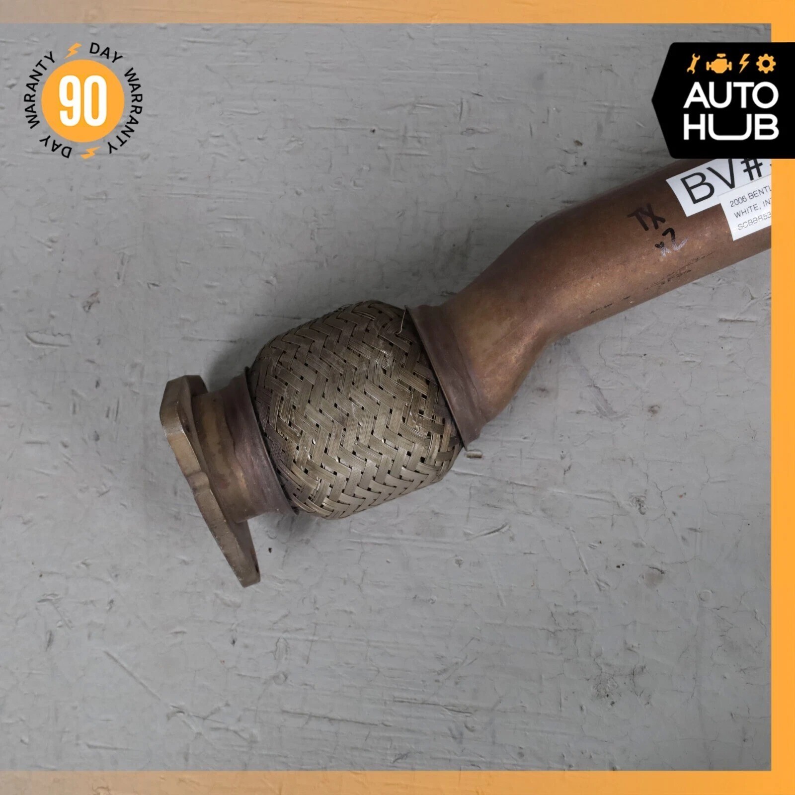Bentley Continental Flying Spur 6.0L Exhaust Downpipe Left & Right Side Set OEM