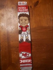 Kansas City Chiefs Patrick Mahomes Signing Bonus Crew Socks, Large (10-13)