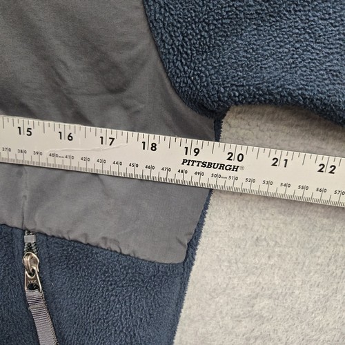 The North Face Boys Denali Jacket L Blue Nylon Polyester Fleece Hoodie Pockets - Picture 9 of 13