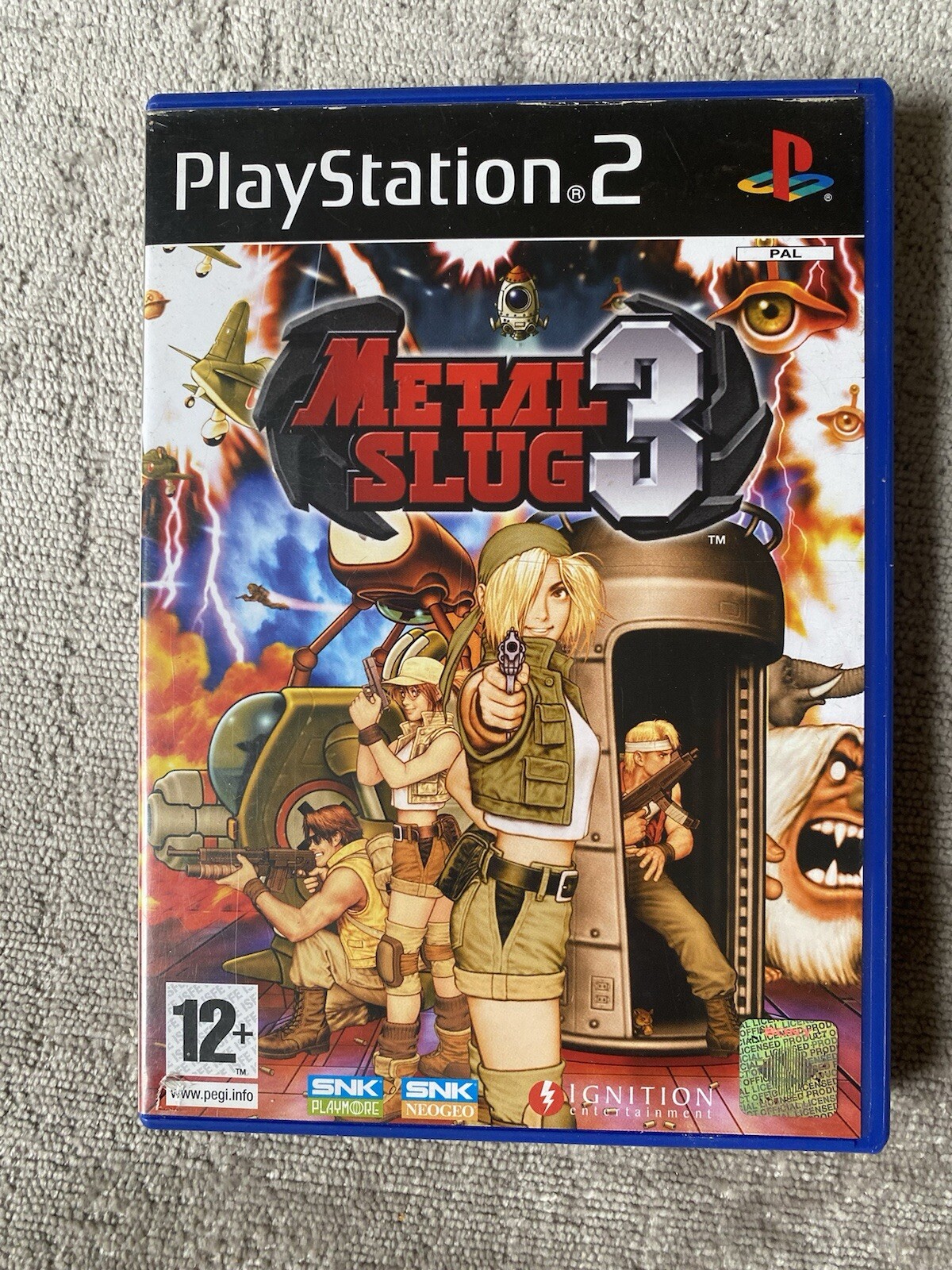 Metal Slug 3 PS2 Sony PlayStation 2 2004 PAL complete with instructions