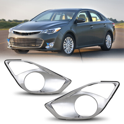 For 2013 2014 2015 Toyota Avalon Fog Lights Bezel Fog Lamps Cover Left+Right