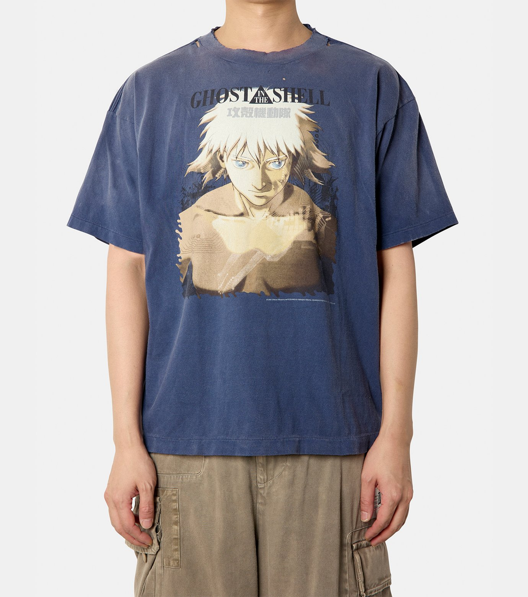 SAINT Mxxxxxx x GHOST IN THE SHELL SS Tee Navy | eBay