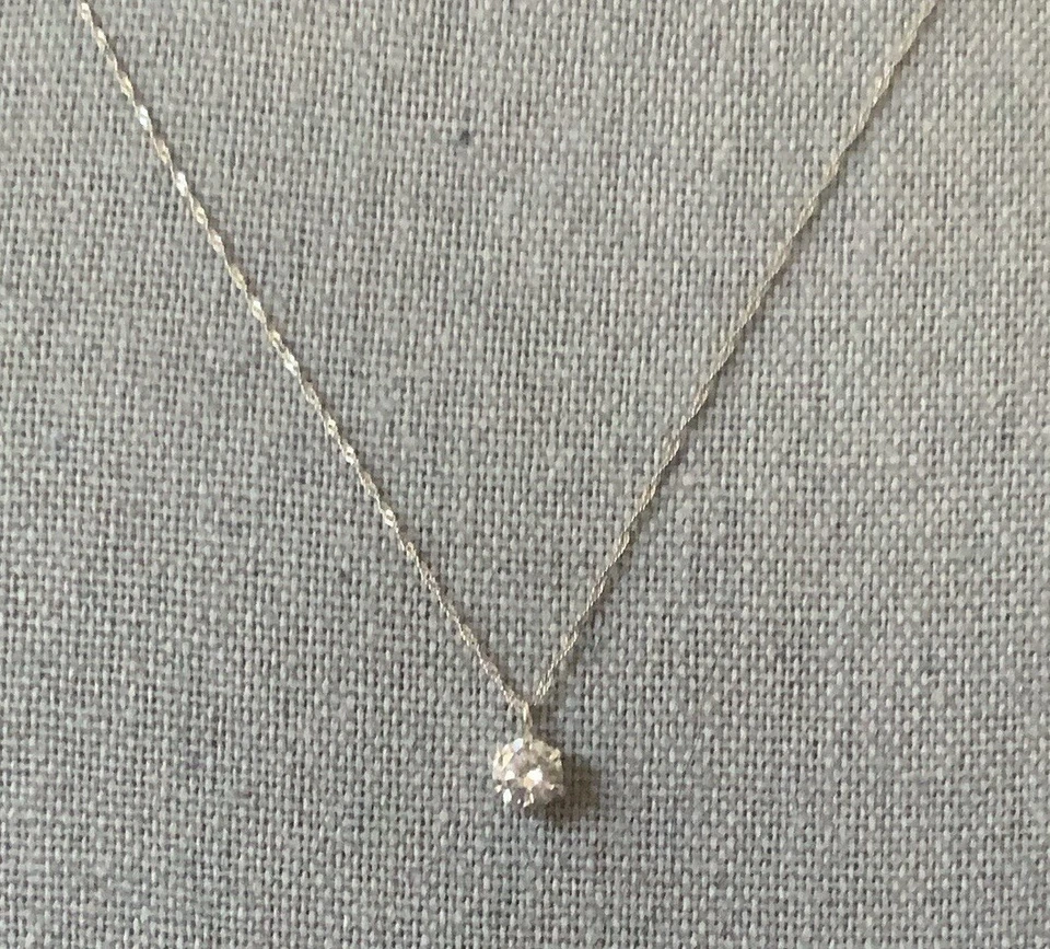 PT850 Platinum Chain and Diamond (.45ct) Pendant Necklace (16in) - Image 3 of 4