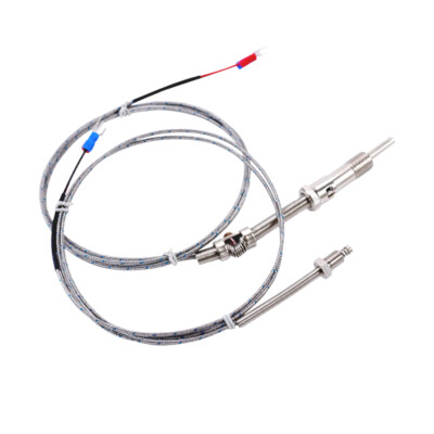 K/E Type M6/M8 Copper Screw Thermocouple Ungrounded Compression Spring PT100