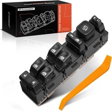 Driver Side Power Master Window Switch with Mirror Control Compatible with Chevy