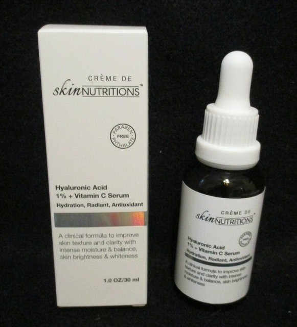 Creme De Skin Nutritions Hyaluronic Acid 1 Vitamin C Face Serum for sale online eBay