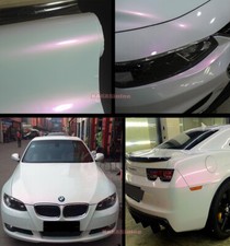 Flat WH Pink Red Chameleon Full Car SUV Vinyl Wrap Pearl Metal Sticker 65FT BO