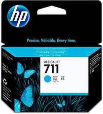 original HP Tintenpatrone Nr. 711 cyan CZ130A MHD 2018-2021