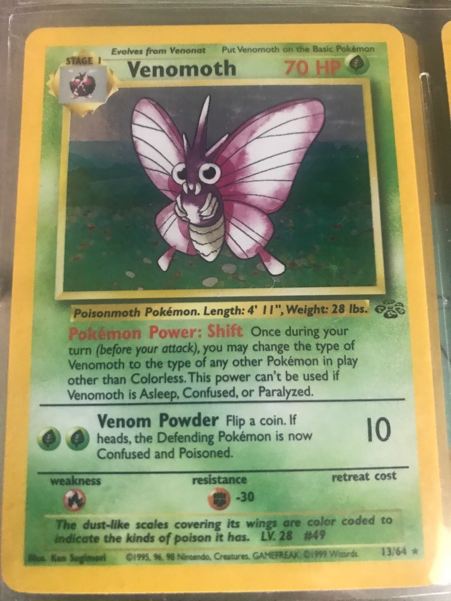venomoth pokemon card Venomoth (49/76) [Topps Series 1 main image 0
