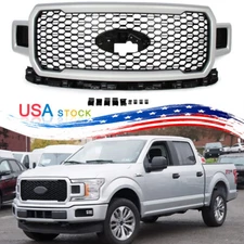 For Ford F-150 F150 2018-2020 Front Radiator Grille Grill Assembly Ingot Silver