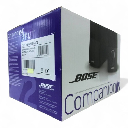 NOWY multimedialny system głośników Bose Companion 2 Series III 3,5 mm AUX z Japonii - Zdjęcie 3 z 4