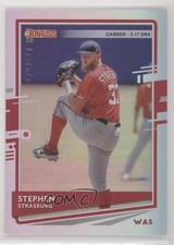 2020 Panini Donruss Career Stat Line 279/317 Stephen Strasburg #67 1u6