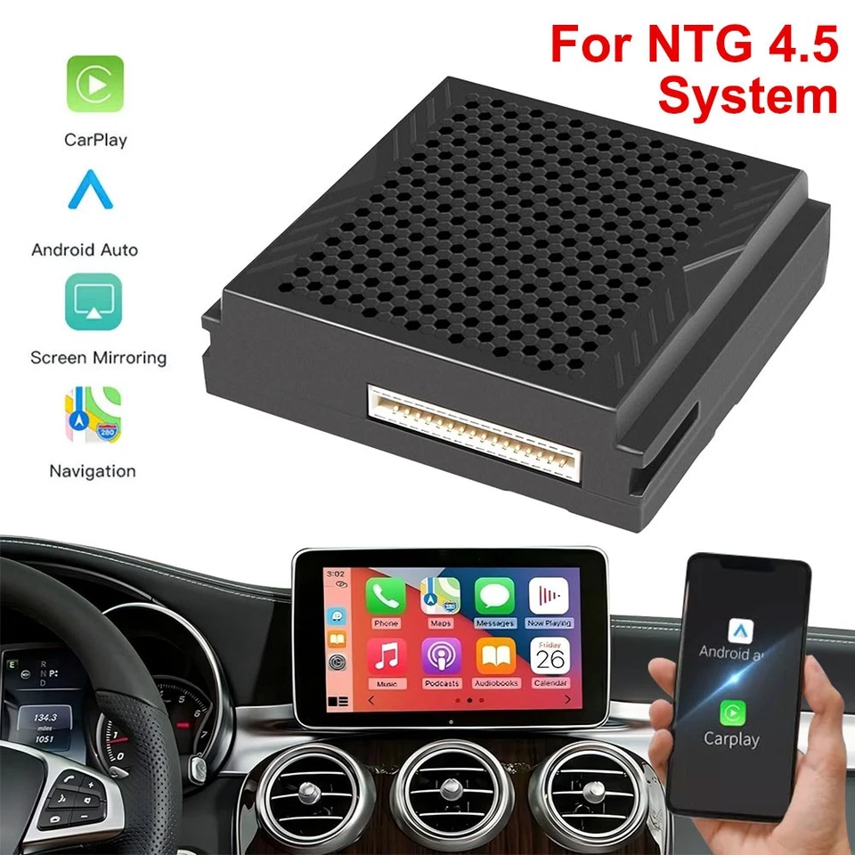 Wireless Carplay Android Auto For Mercedes-Benz A B C E CLA GLA NTG4.5 2011-2015 - Image 2 of 4