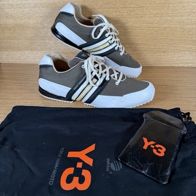 Adidas Herren Schuhe Größe 10 UK Y-3 Sprint Yohji Yamamoto oliv/weiß Turnschuhe 2011