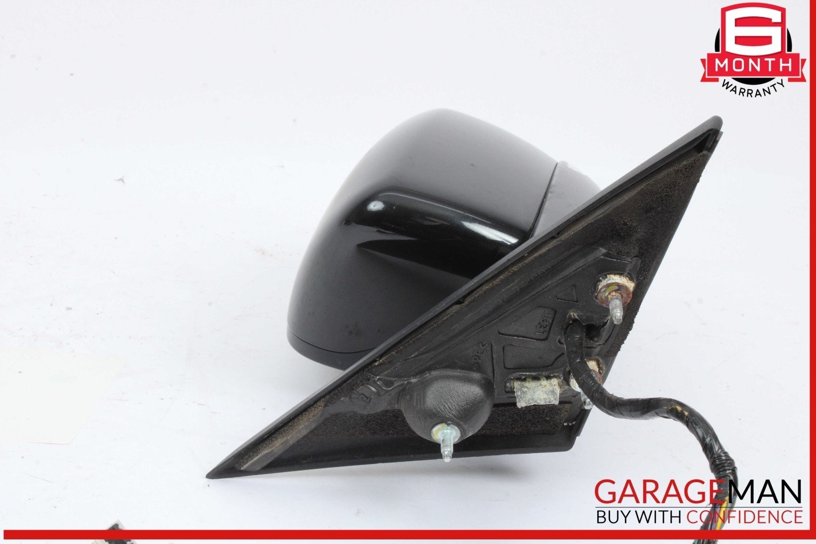 14-17 Maserati Quattroporte S Ghibli Front Left Side Door Rear View Mirror Black