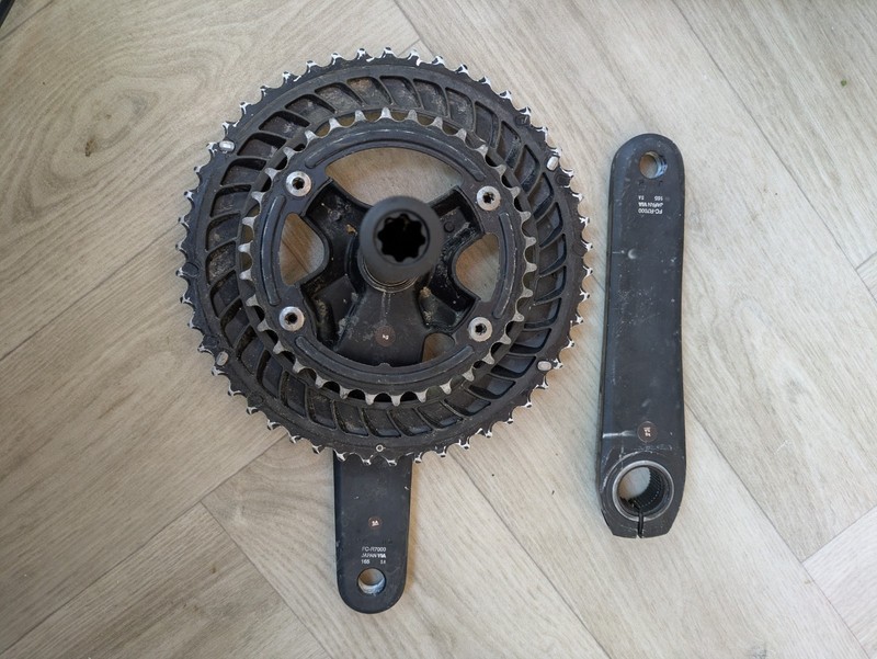 Shimano 105 FC-R7000 Crankset 165mm 50-34T Used less than 2000km