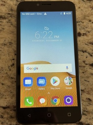 Alcatel Tetra 5041C - 16GB - Black (AT&T) SmartPhone