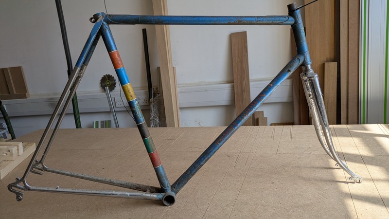 Tommy Godwin 60cm Reynolds 531 Frame, Olympic Champion, Eroica, Bilaminated Lugs