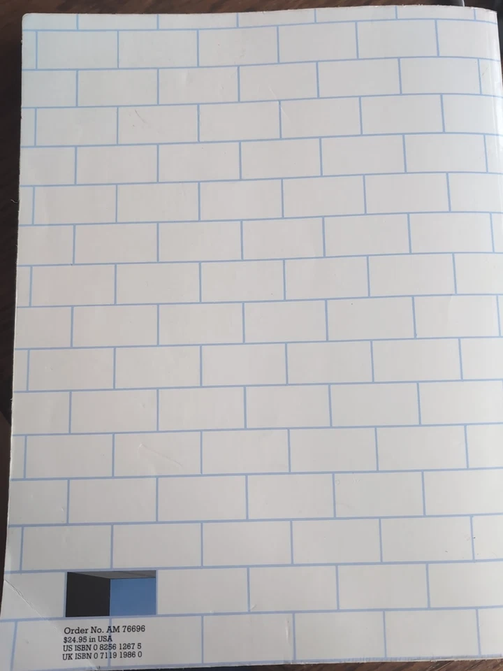 PINK FLOYD with THE WALL - GUITAR TAB EDITION -PINK FLOYD MUSIC PUBL LTD. - GC - Image 2 of 3