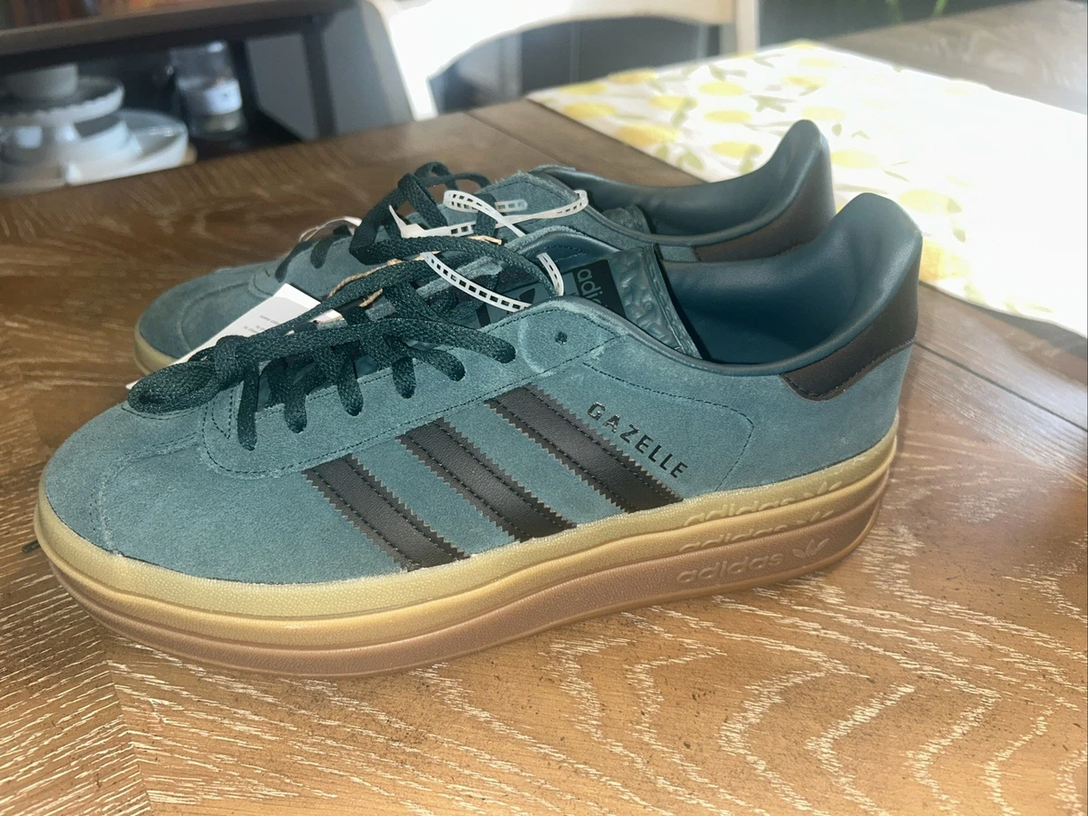 adidas gazelle silver green womens Adidas Gazelle Plataforma – Amárralos main image 1
