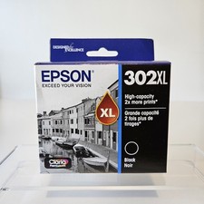 Epson Genuine 302XL Black High-Capacity Ink Cartridge Black Exp 11/28 Fast Ship