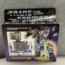 Vintage Transformers Deception G1 Soundwave Buzzsaw Complete In Box 1984
