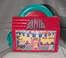 Pound Puppies Diner Kibble Korner Hideaway Carry Along Vintage 1995 Galoob Kitty