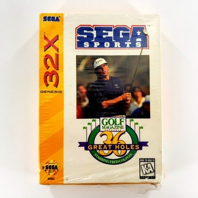 Golf Magazine Presents 36 Great Holes Starring Fred Couples Sega 32X Sealed READ